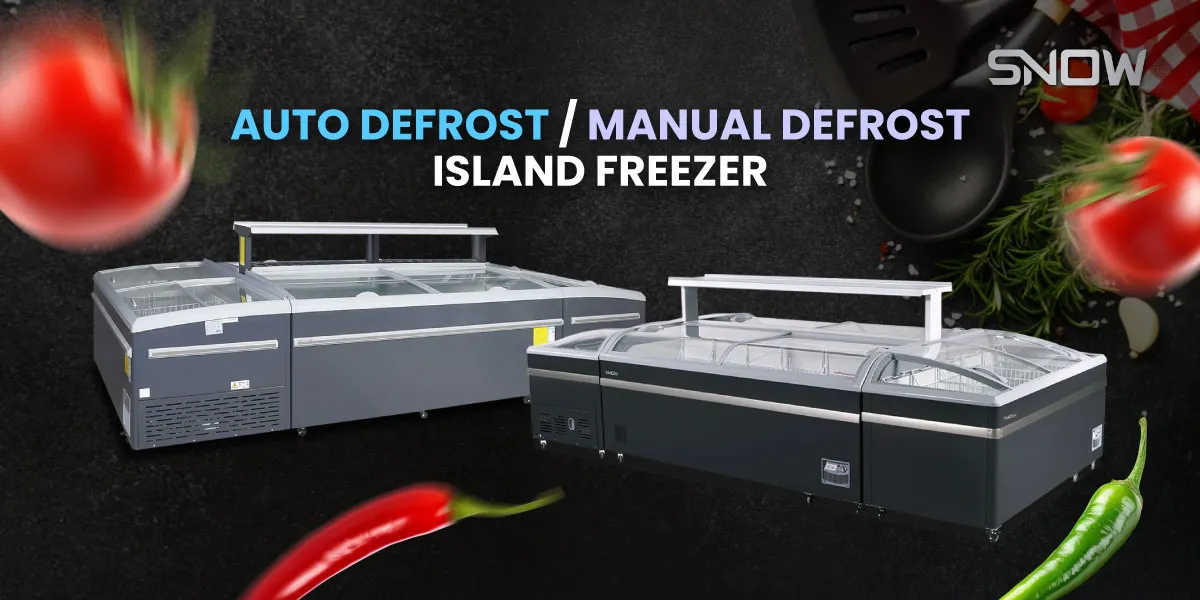 Auto Defrost Island Freezer