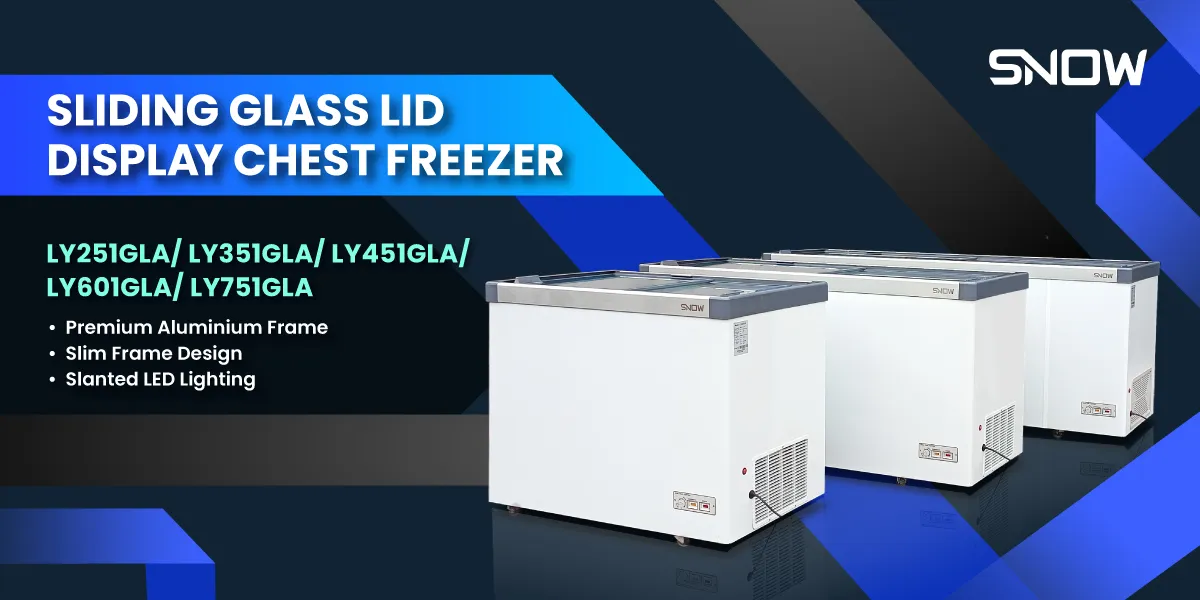 Glass Lid Chest Freezer